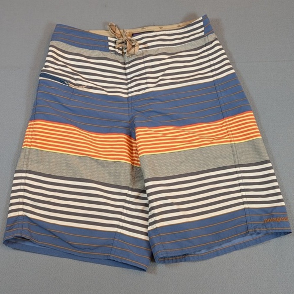 Patagonia Mens Board Shorts Swim‎ Trunks Size 29 Striped